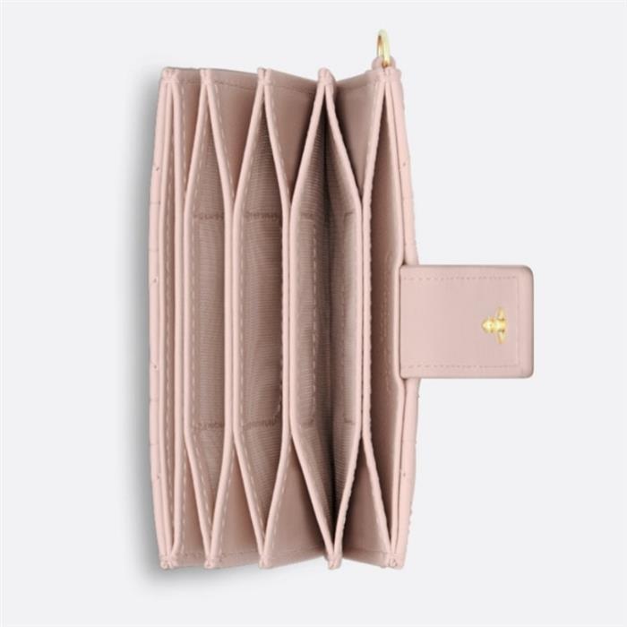 DIOR Lady Dior Jasmine Card Holder Wallet S0074ONMJ