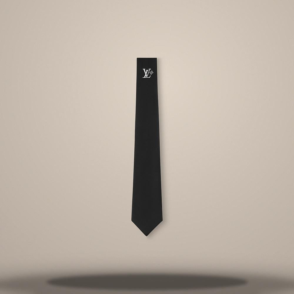 Louis Vuitton Signature Pure Silk Tie Made in Spain