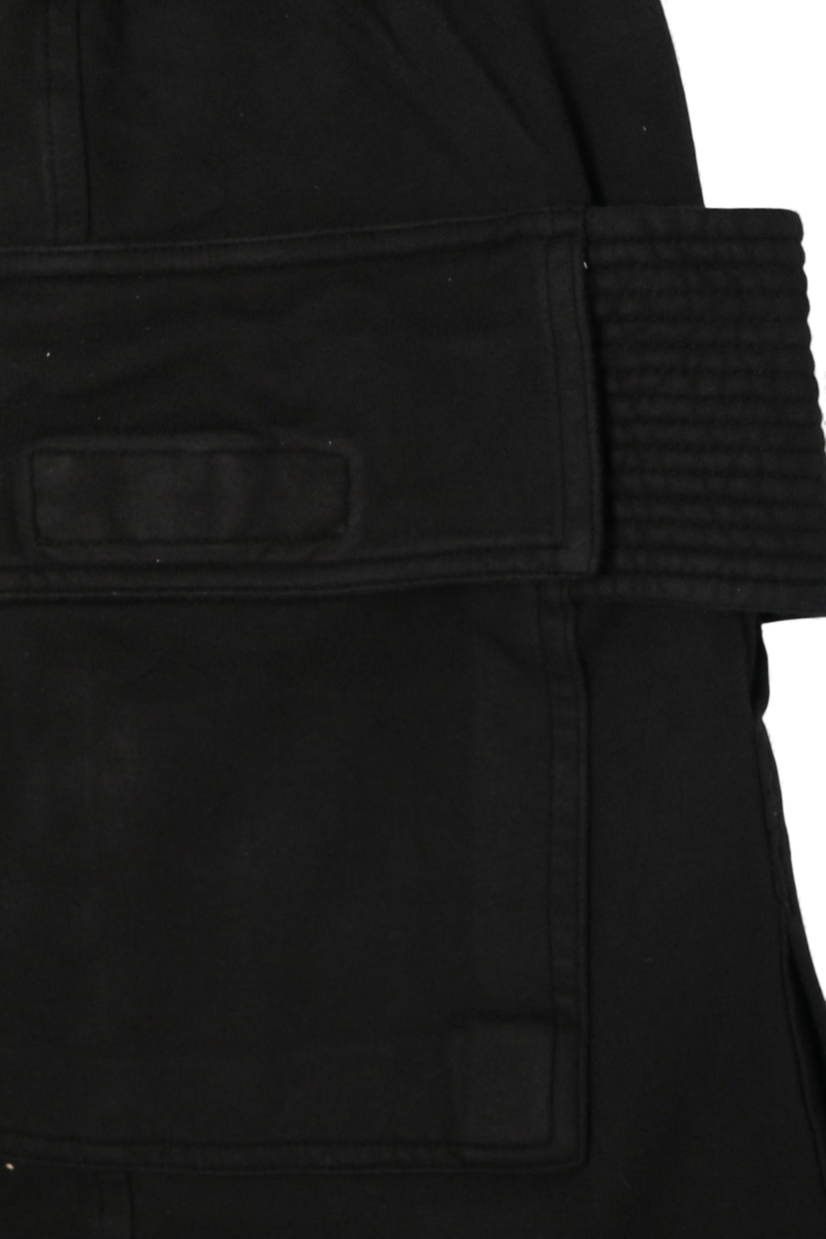Rick Owens DRKSHDW Wide Creatch Cargo Pants Black Double Brushed Jersey