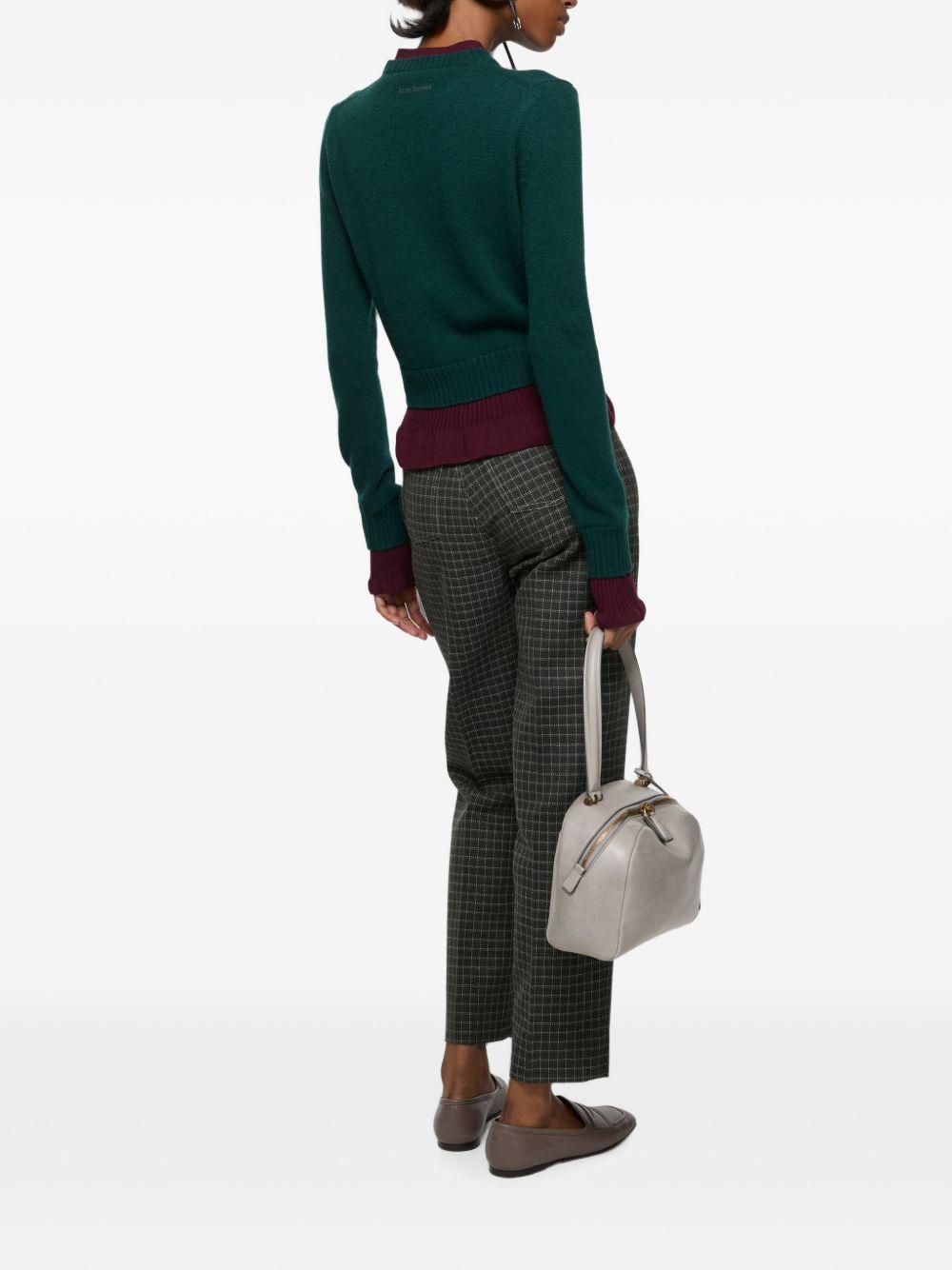 Acne Studios Wool Round Neck Knit Sweater for Women