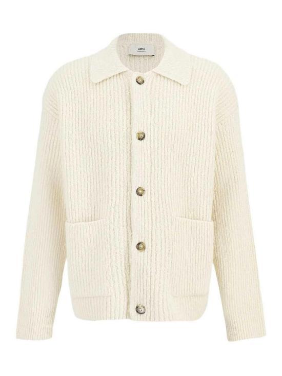 AMI Men’s Wool Knit Cardigan HKC354 KN0112 185 DOM