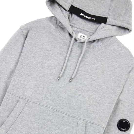 CP Company Greystone Melange Hooded Sweatshirt for Women
