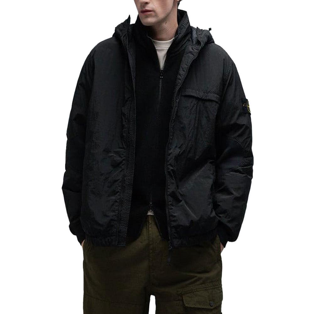 STONE ISLAND Econyl Bomber Jacket Men Black 791542819