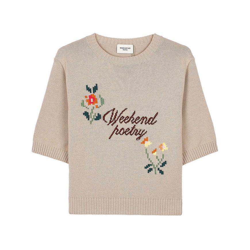 Max Mara Fiacre Cotton Crewneck Knit Sweater for Women