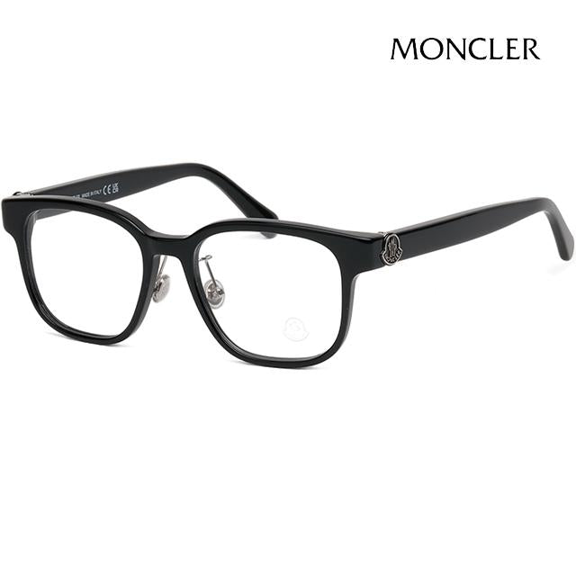 Moncler Asian Fit Square Acetate Eyeglass Frames Unisex ML5200D 001