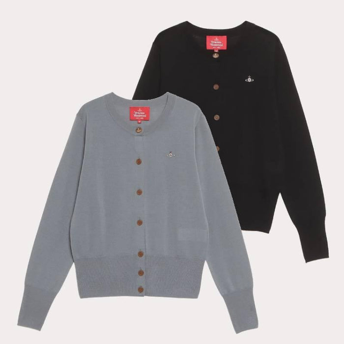 Vivienne Westwood Women's Red Label Fine Wool Basic Crew Neck Cardigan 132009