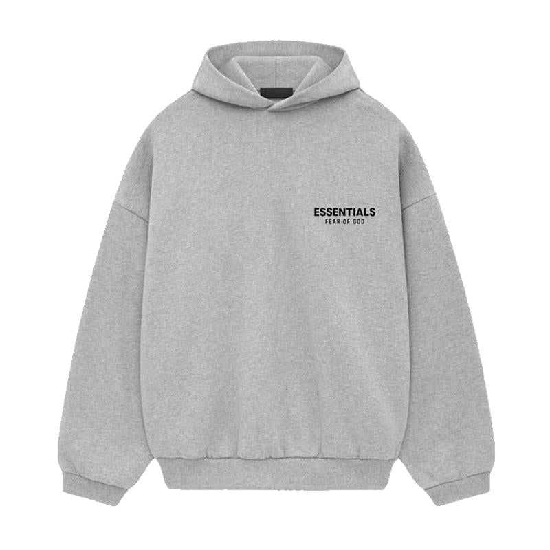 Fear of God Essentials Fleece Back Logo Hoodie Black