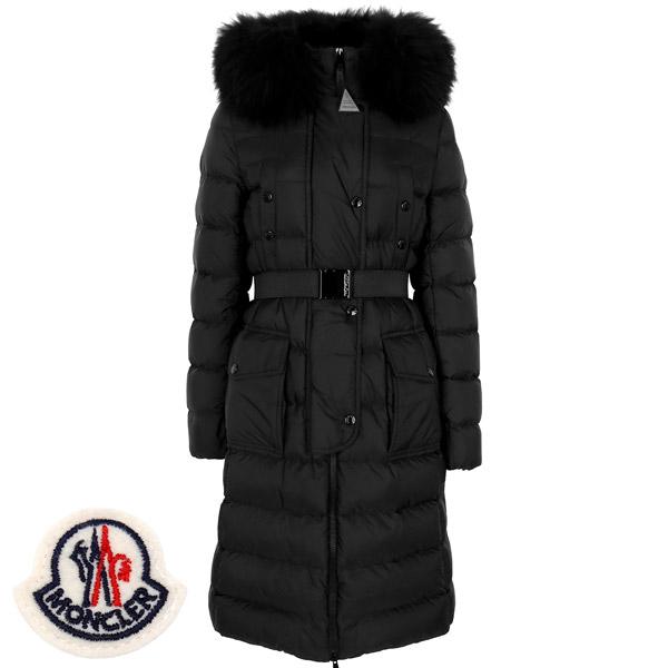 Moncler Black Goose Down Long Jacket KHLOE