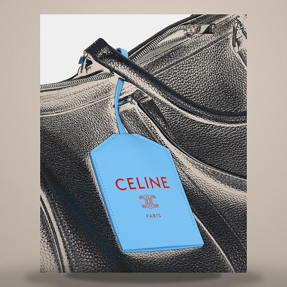 CELINE Electric Blue Cotton Twill Rithouille Cap AA0N64Y68 07EE