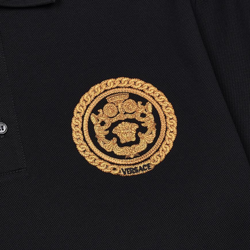 Versace Men’s Chain Crest T-Shirt 1013906 1A13413 1B000