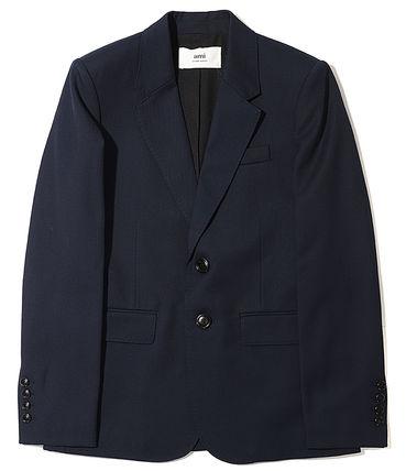 AMI Black Suit Jacket FBV031 PL0012 001