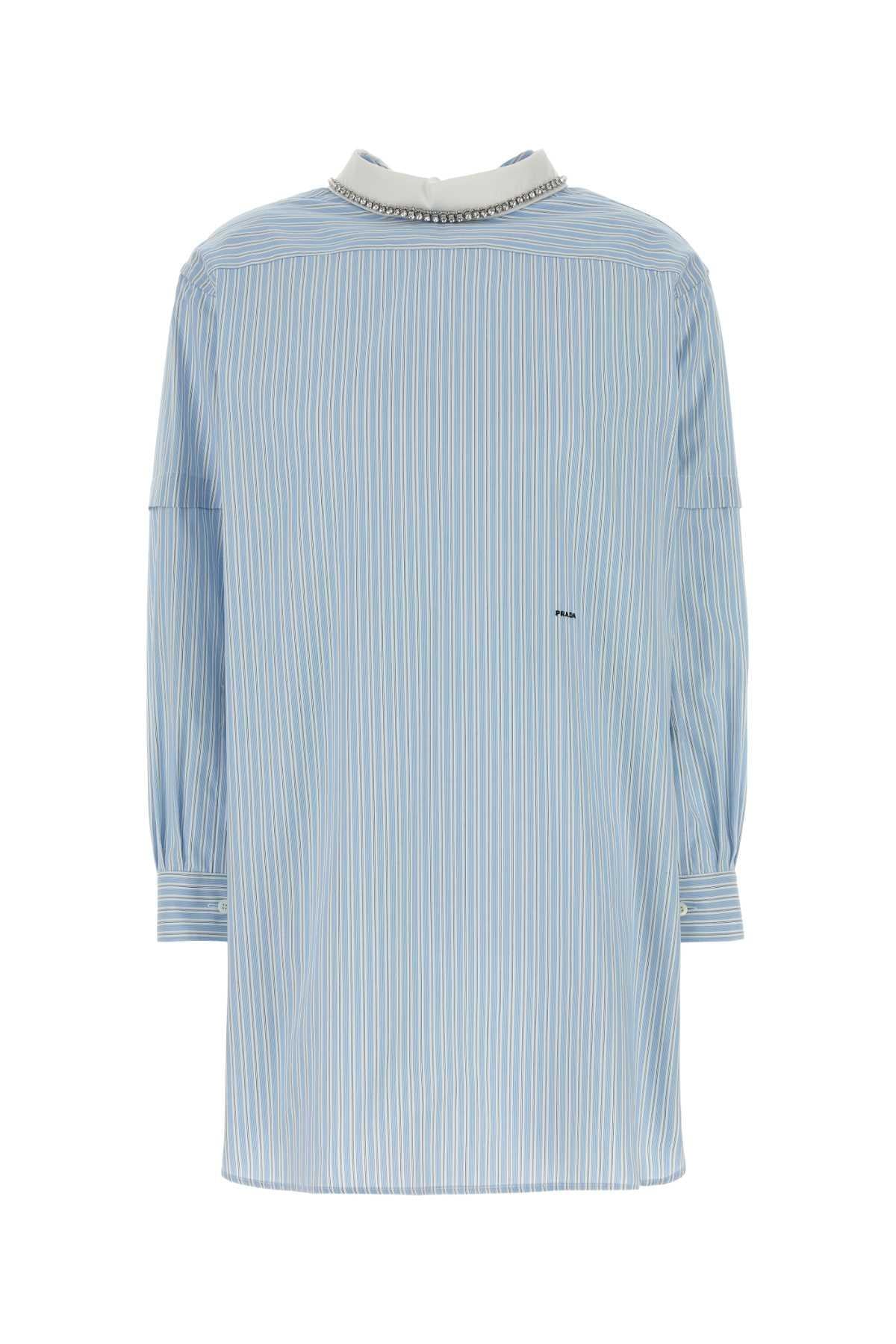 PRADA Knitwear Short Sleeve Button Shirt F0C9N
