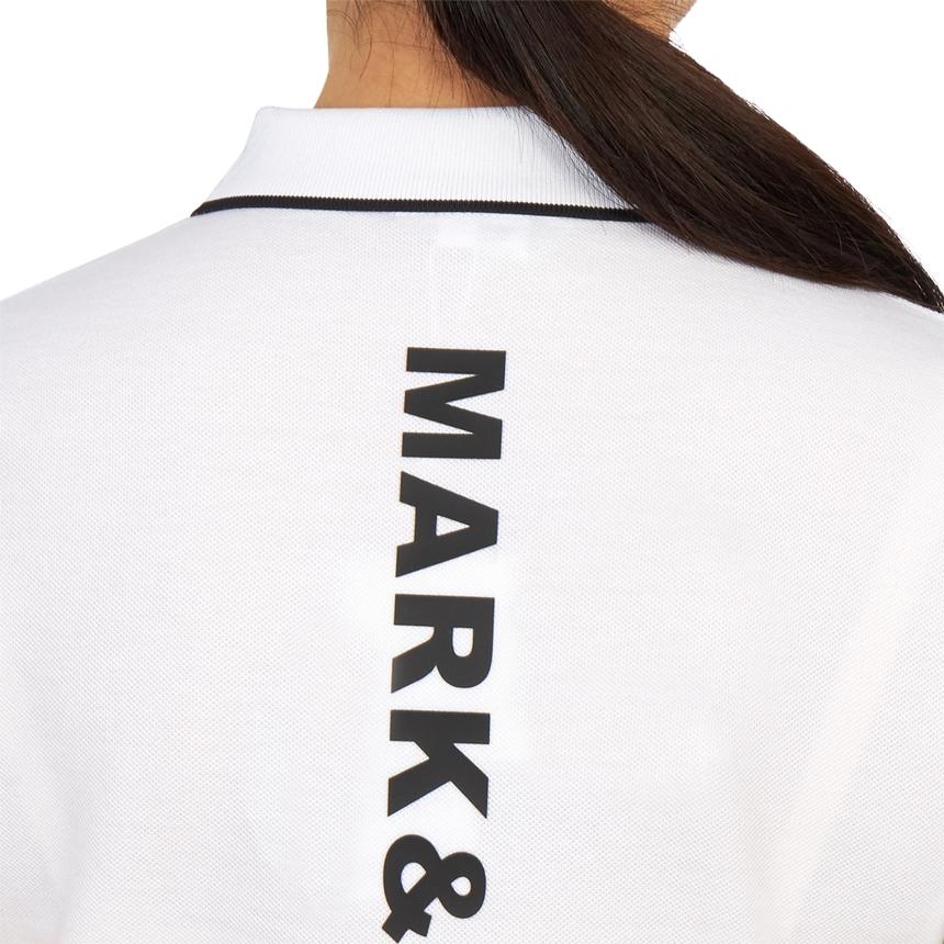 MARK&LONA Women's Short Sleeve Polo Shirt MLW 3A AP01 WHITE