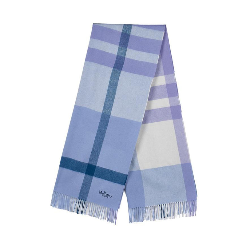 Mulberry Large Check Wool Scarf Unisex VS4295 889 U910
