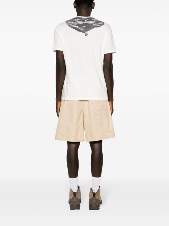 CP Company Gauze White Short Sleeve T-Shirt 16CMTS044 A005100W103