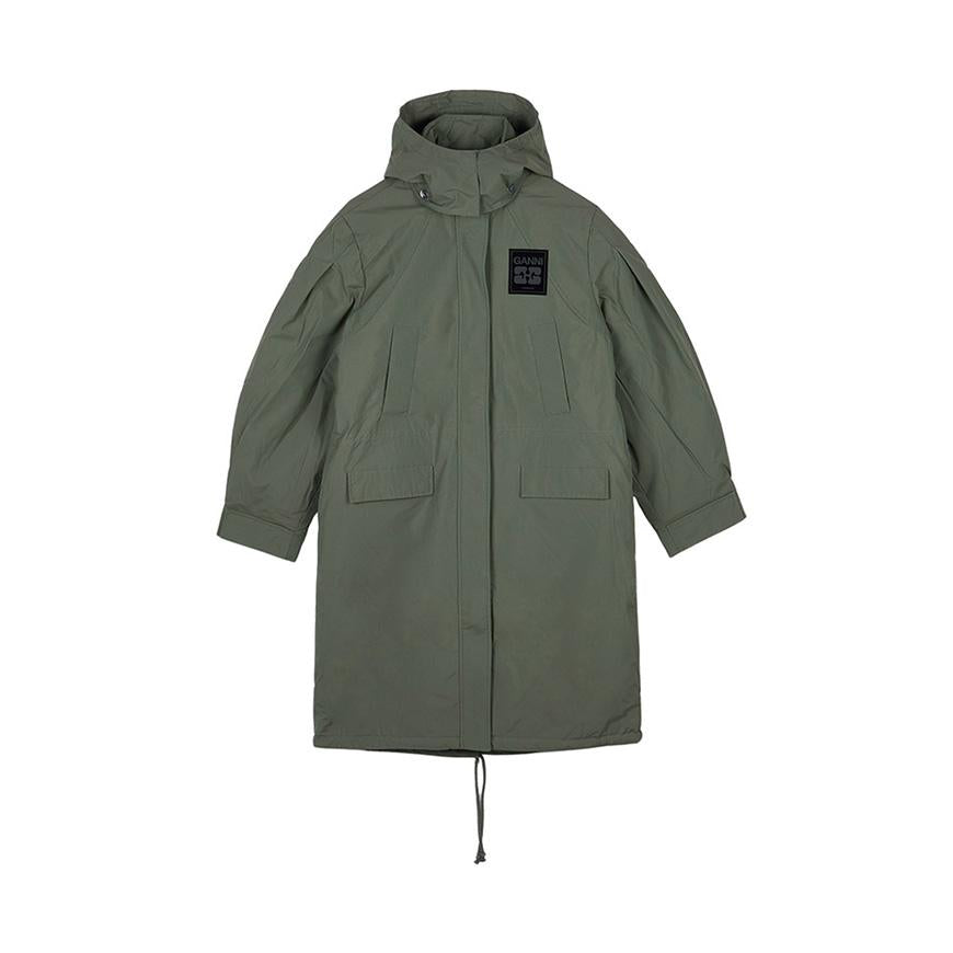 GANNI Women’s Triple-Layer Parka Coat W1013 861