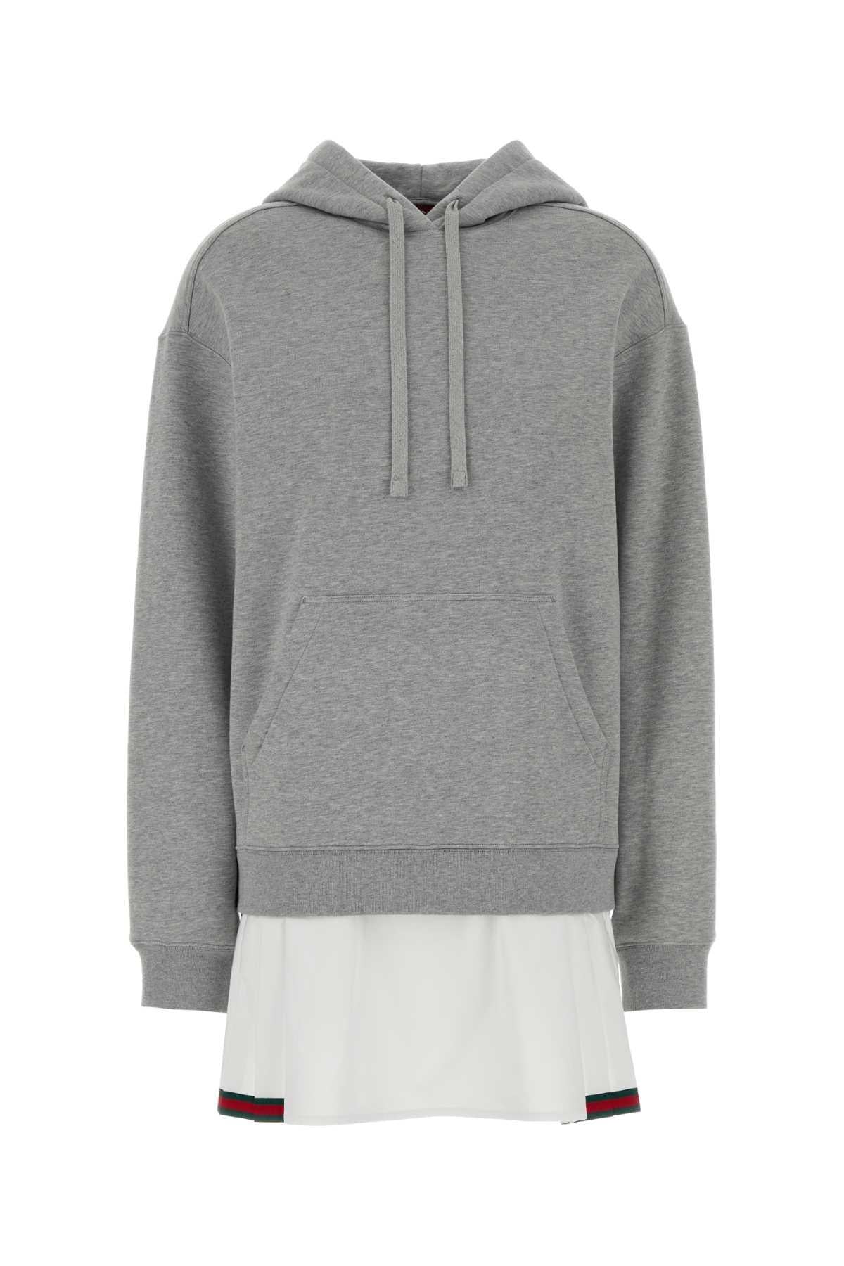 GUCCI Black Long Sleeve Sweatshirt Dress
