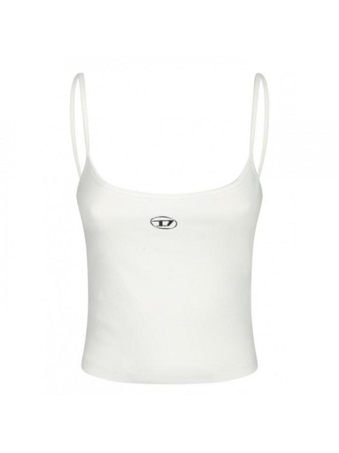 DIESEL THupyOd Cotton Top T-Shirt White