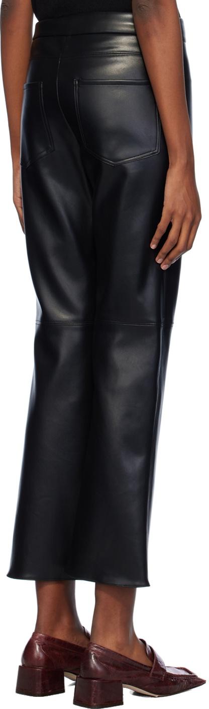 Max Mara Black Leather Pants 2978601300429786013600004 BLACK DOM