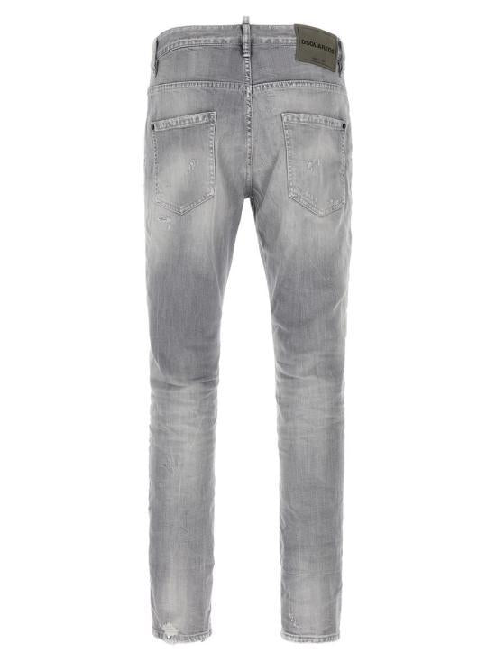 Dsquared2 Blue Distressed Denim Jeans for Men S74LB1754 S30260852