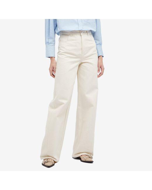 Max Mara Straight Leg Classic Pants 1113119100211131191600002 IVORY DOM