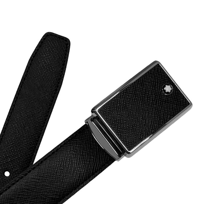 Montblanc Men’s Reversible Saffiano Print Leather Belt