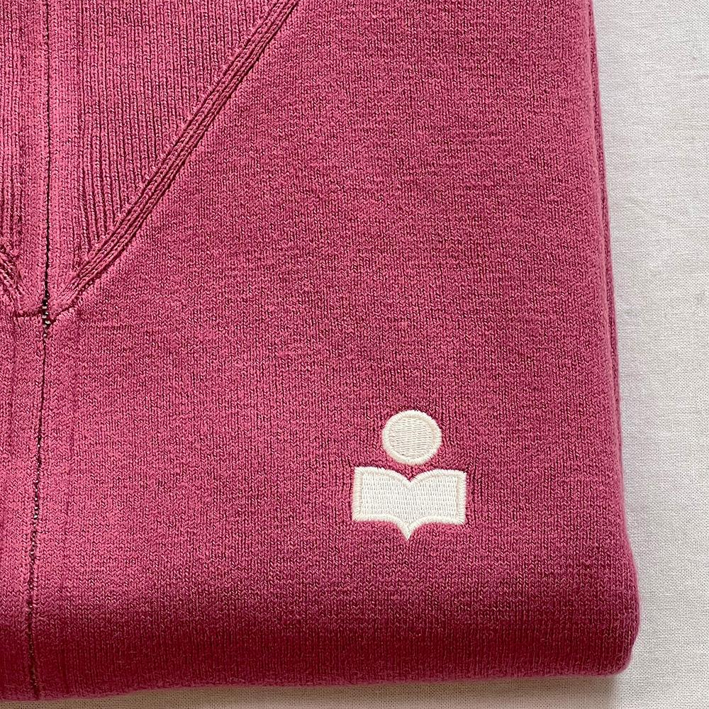 Isabel Marant Antique Pink Axel Zip-Up Cardigan CA0004FBA3L75E 40AK