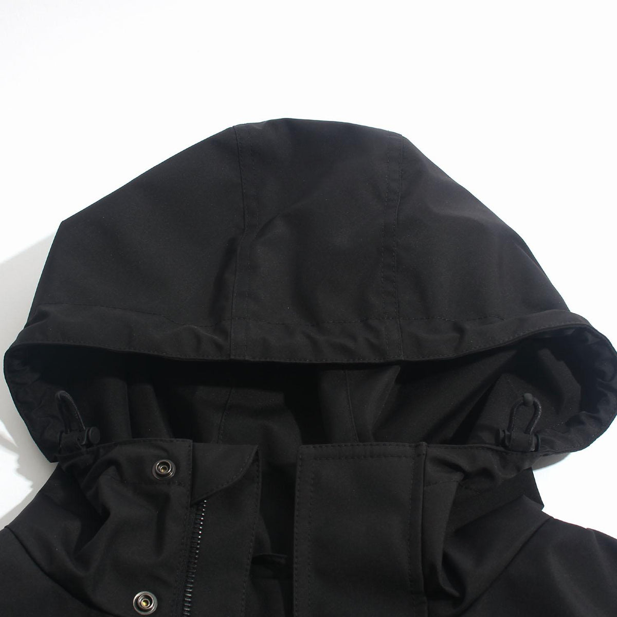 DIOR MEN Embroidered Logo Hooded Jacket Black