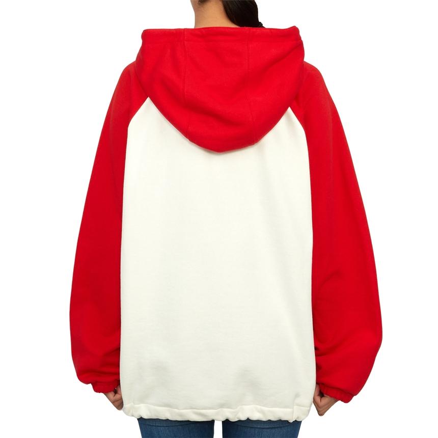 GUCCI Women’s Hooded Sweatshirt Ivory Cotton Hoodie