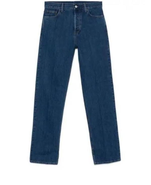 GUCCI Laser Logo Blue Denim Jeans for Men