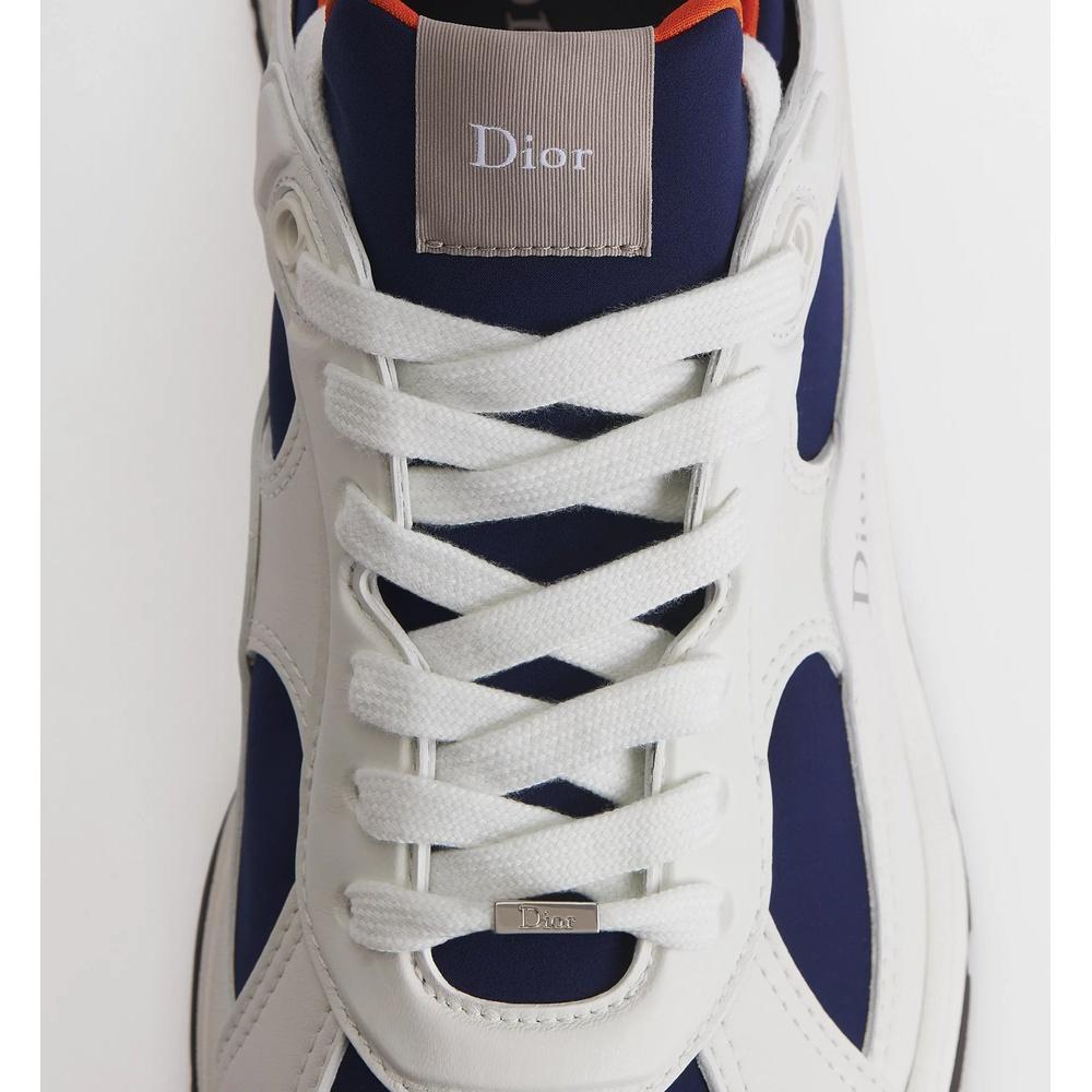 DIOR Mile Men’s Low-Top Sneakers White Leather