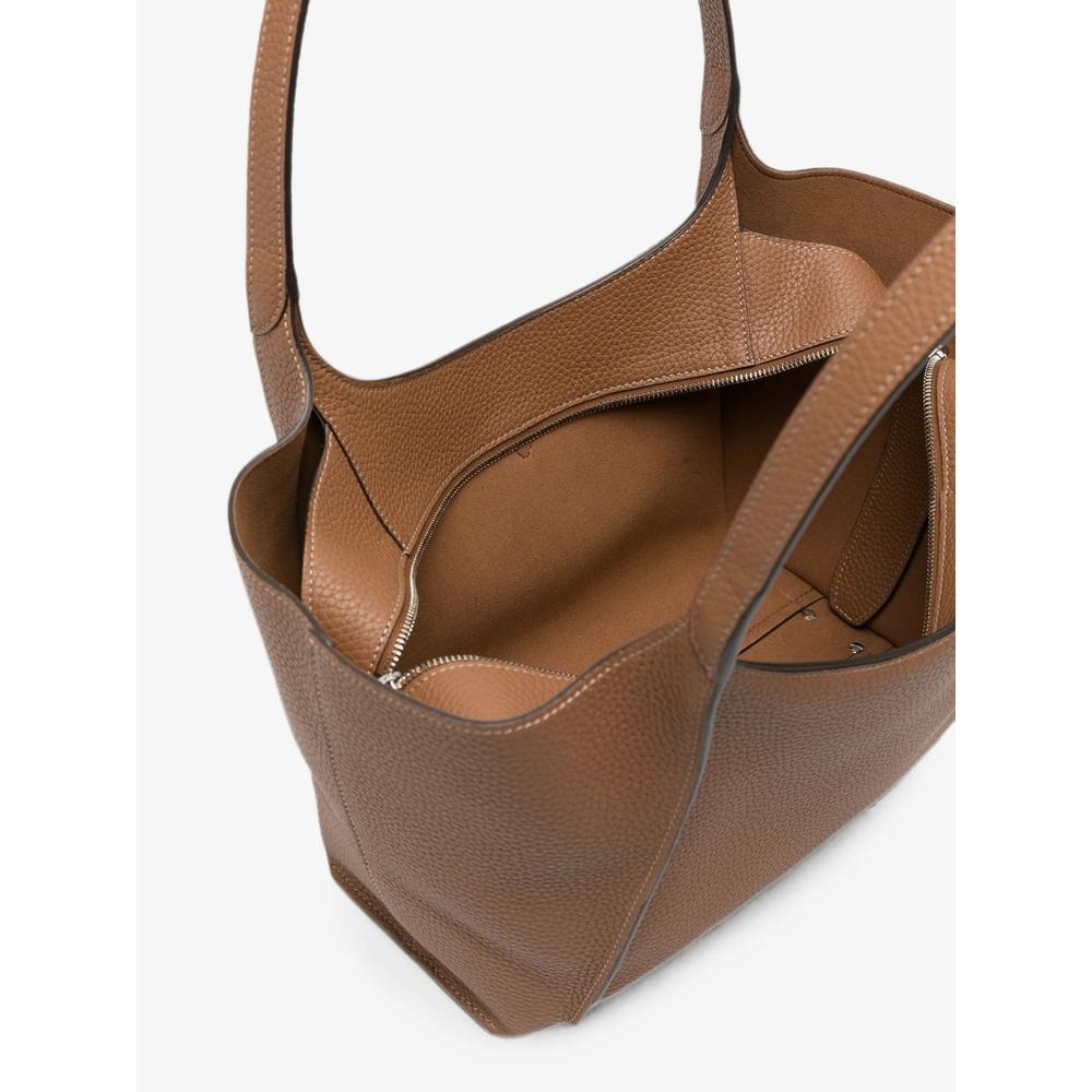 Tods T Timeless Small Tote Bag Brown Leather Tote
