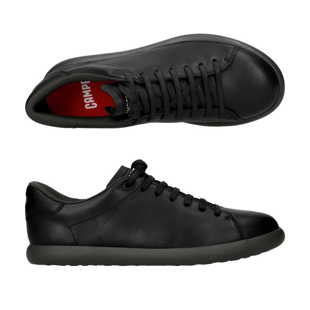 Camper Pelotas Soler Men’s Low-Top Sneakers Black Leather K101003 001