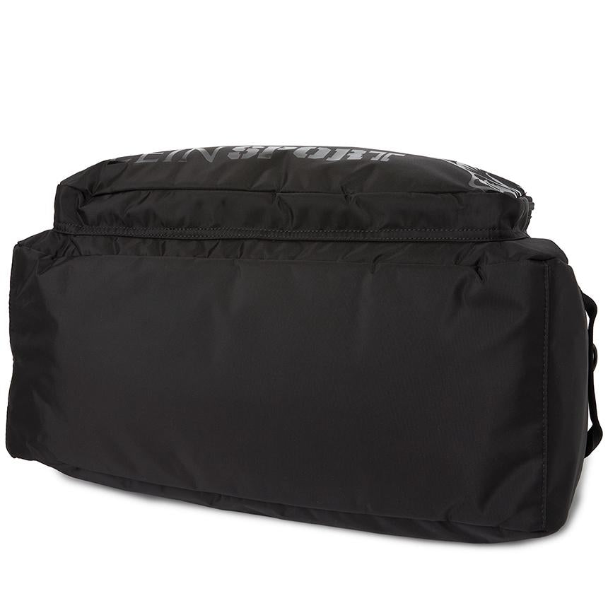 PLEIN SPORT Men’s Duffel Bag Black Nylon Tote Bag