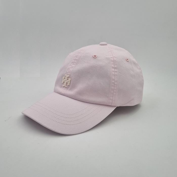 Tory Burch Pink Logo Embroidered Cap