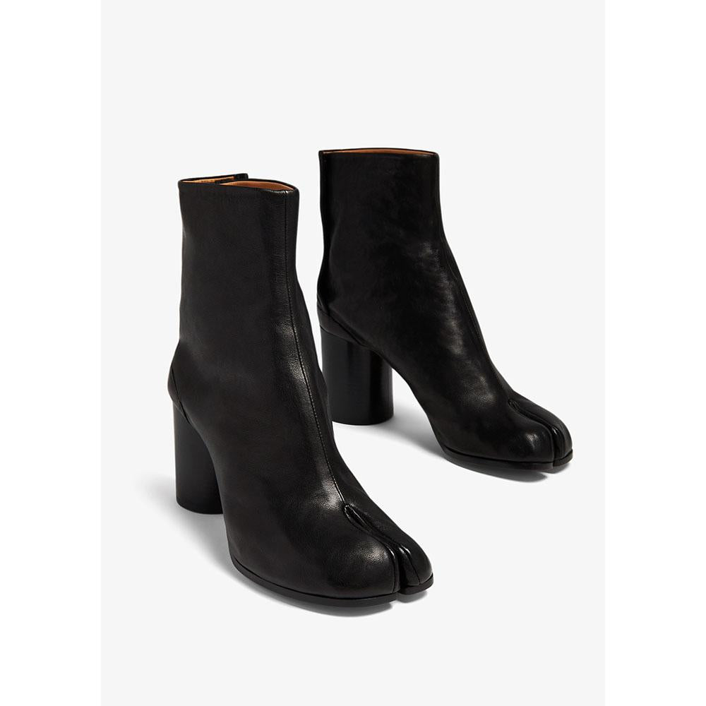Maison Margiela Tabi Leather Ankle Boots Black Women’s