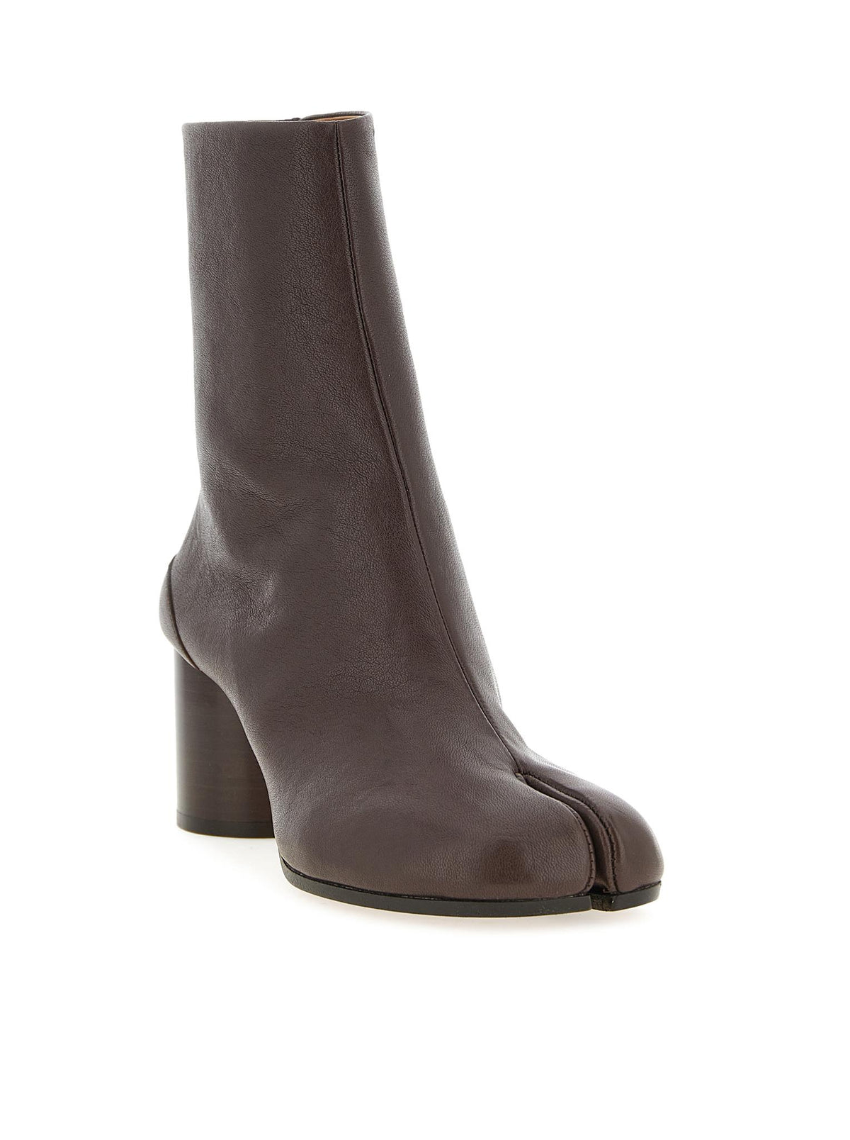 Maison Margiela Moka Leather Ankle Boots
