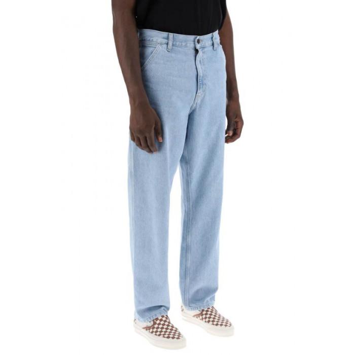 CARHARTT WIP Loose Fit Single Knee Jeans Men’s Denim Pants Black