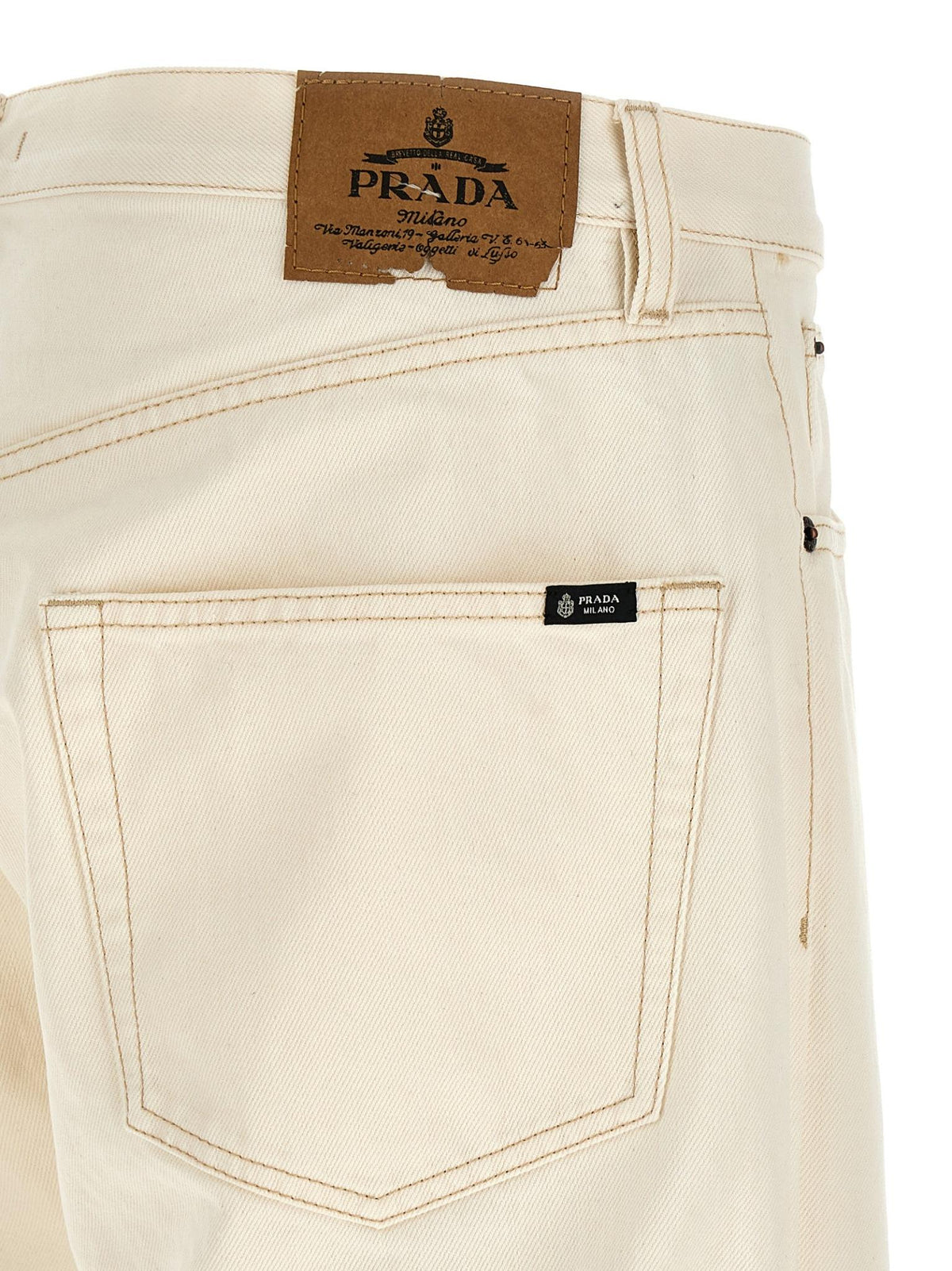 PRADA Black Denim Jeans Men's Pants
