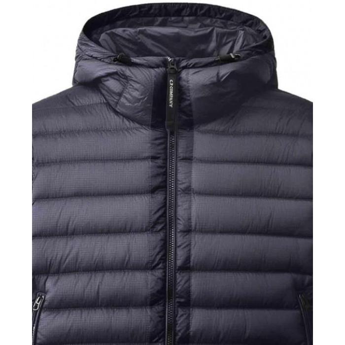 CP Company DD Shell Hooded Lens Down Jacket Black Men