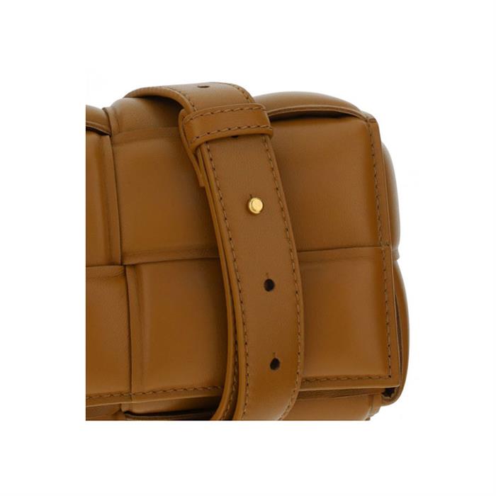 Bottega Veneta Camel Padded Cassette Belt Bag