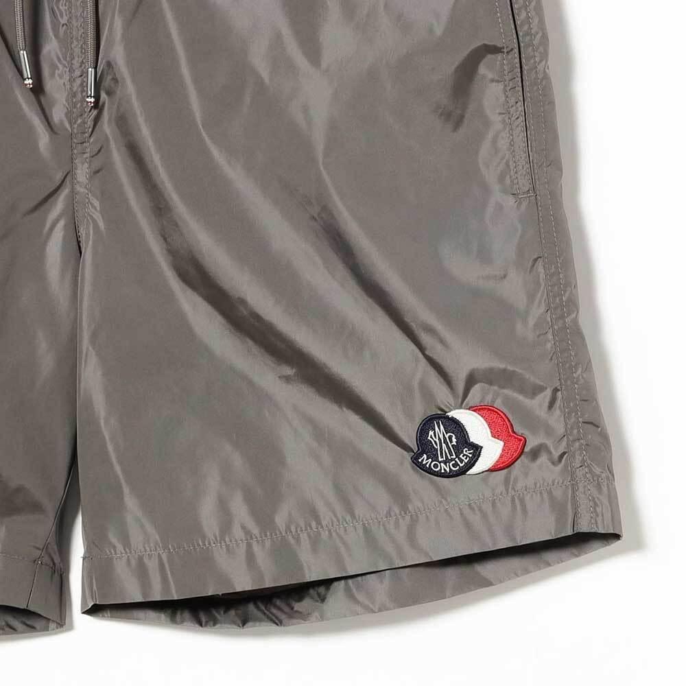Moncler Logo Patch Swim Shorts for Men 2C00017 5985M 93D