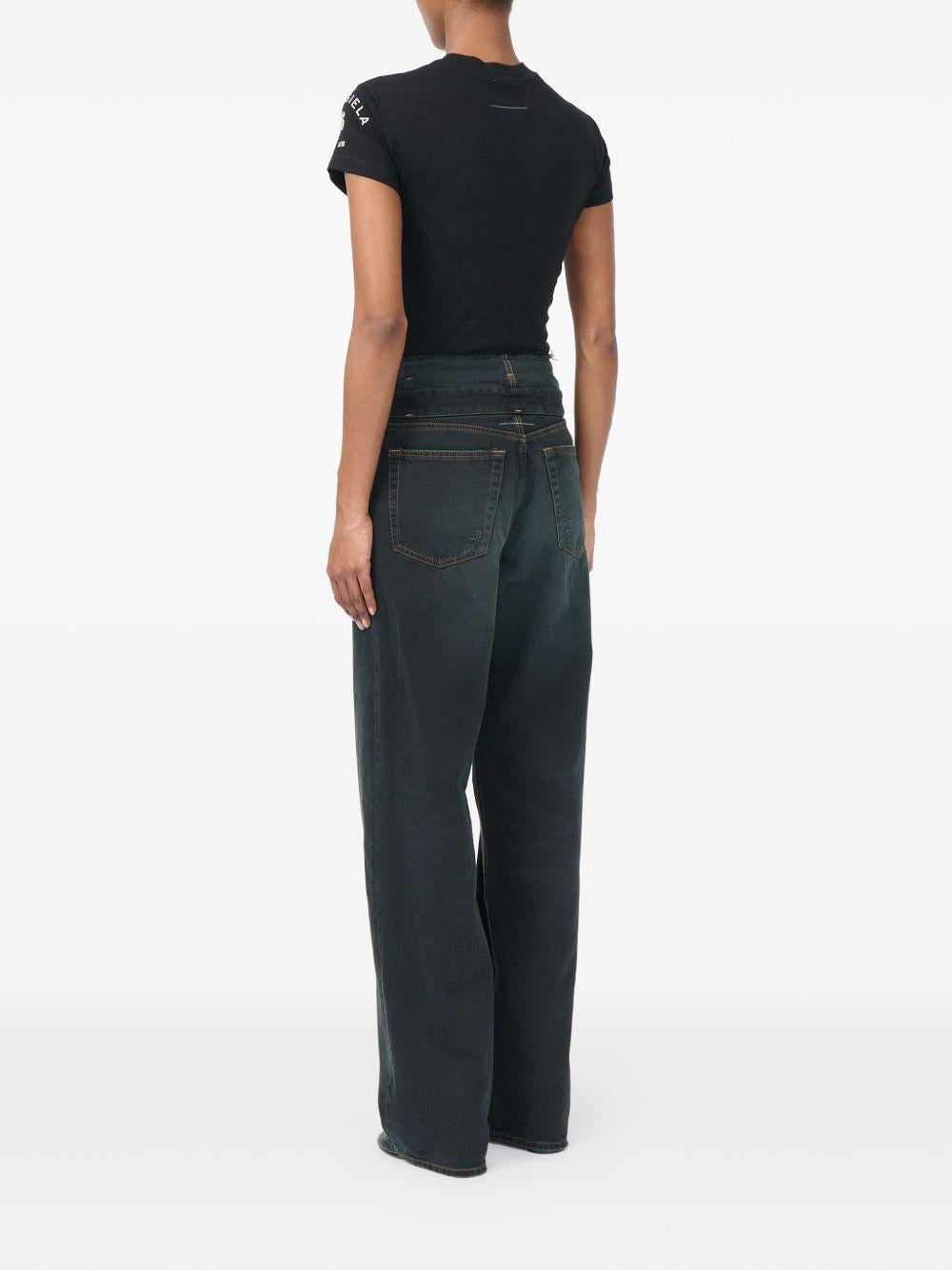 Maison Margiela Gray Denim Jeans for Women