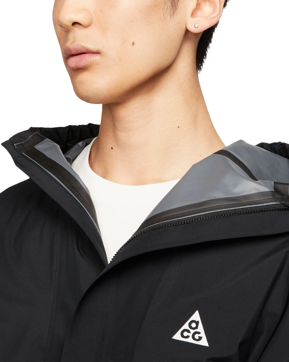 Nike ACG Storm-FIT ADV Cascade Rain Black Full-Zip Men's Jacket DV9416 010