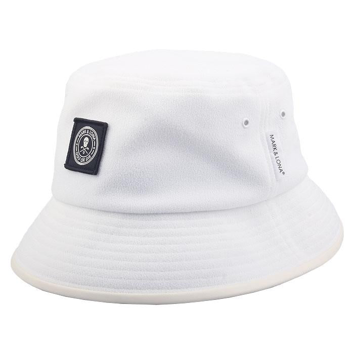 MARK&LONA White Bucket Hat Men’s Golf Accessory MLF 3B FC19