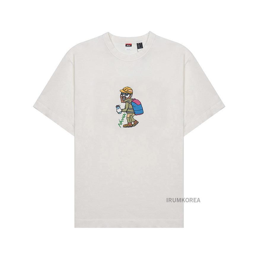 NANGA Men’s Hybrid T-Shirt N2500 1M024 Z WHT
