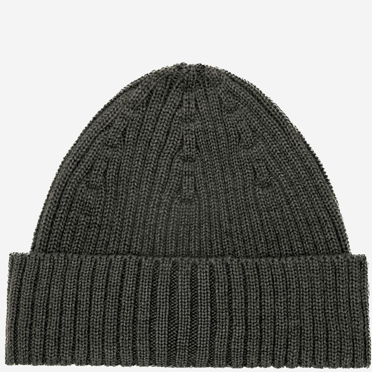 Maison Kitsune Wool Beanie Hat for Men Navy