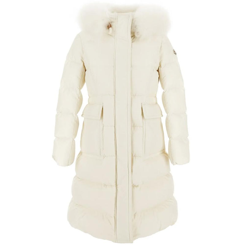 Moncler Logo Patch Long Down Puffer Coat 1C000 18 5977X 050