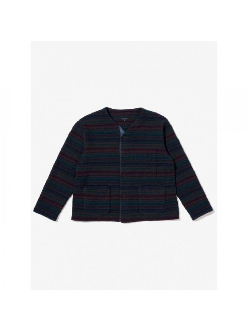 Engineered Garments Green Fair Isle Knit Cardigan Men's 24F1B030 PS091 PS012