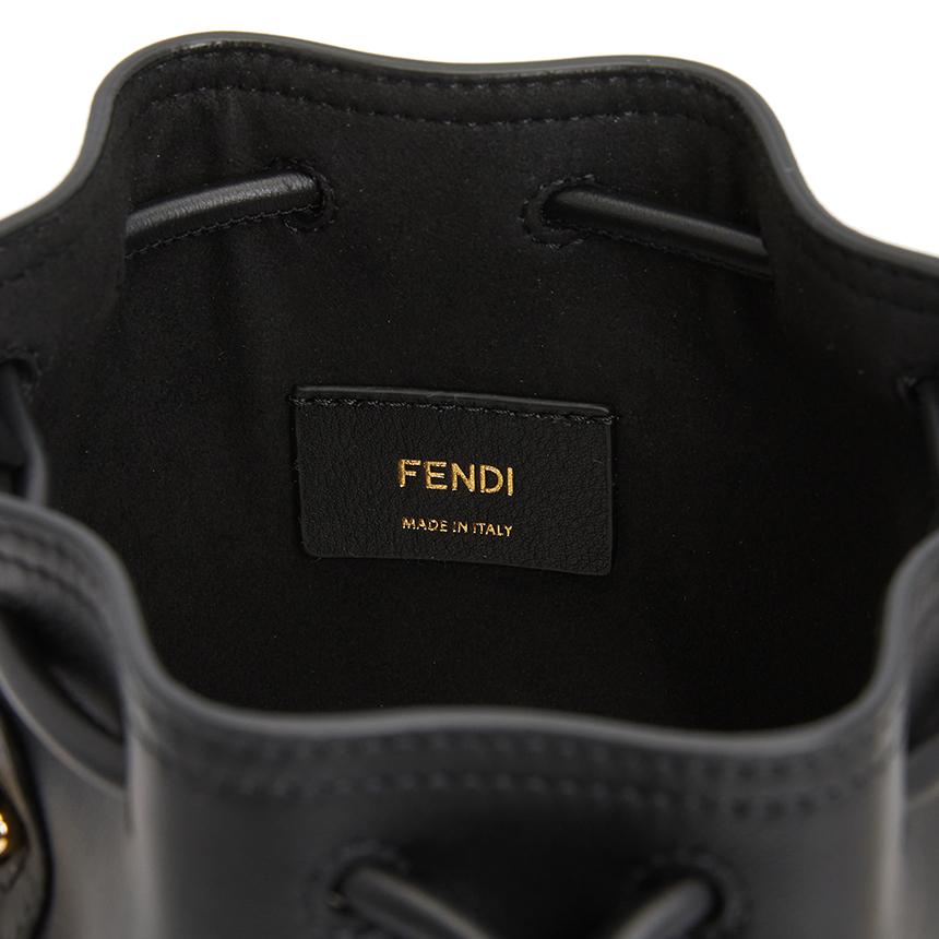 FENDI Mon Tresor Women’s Leather Bucket Shoulder Bag 8BS109 AYJ1 F0KUR